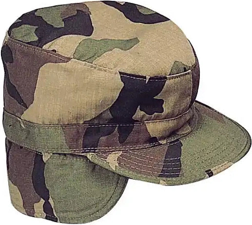 Rothco G.i. Type Combat Caps with Flaps Olive Drab / 7 3/4