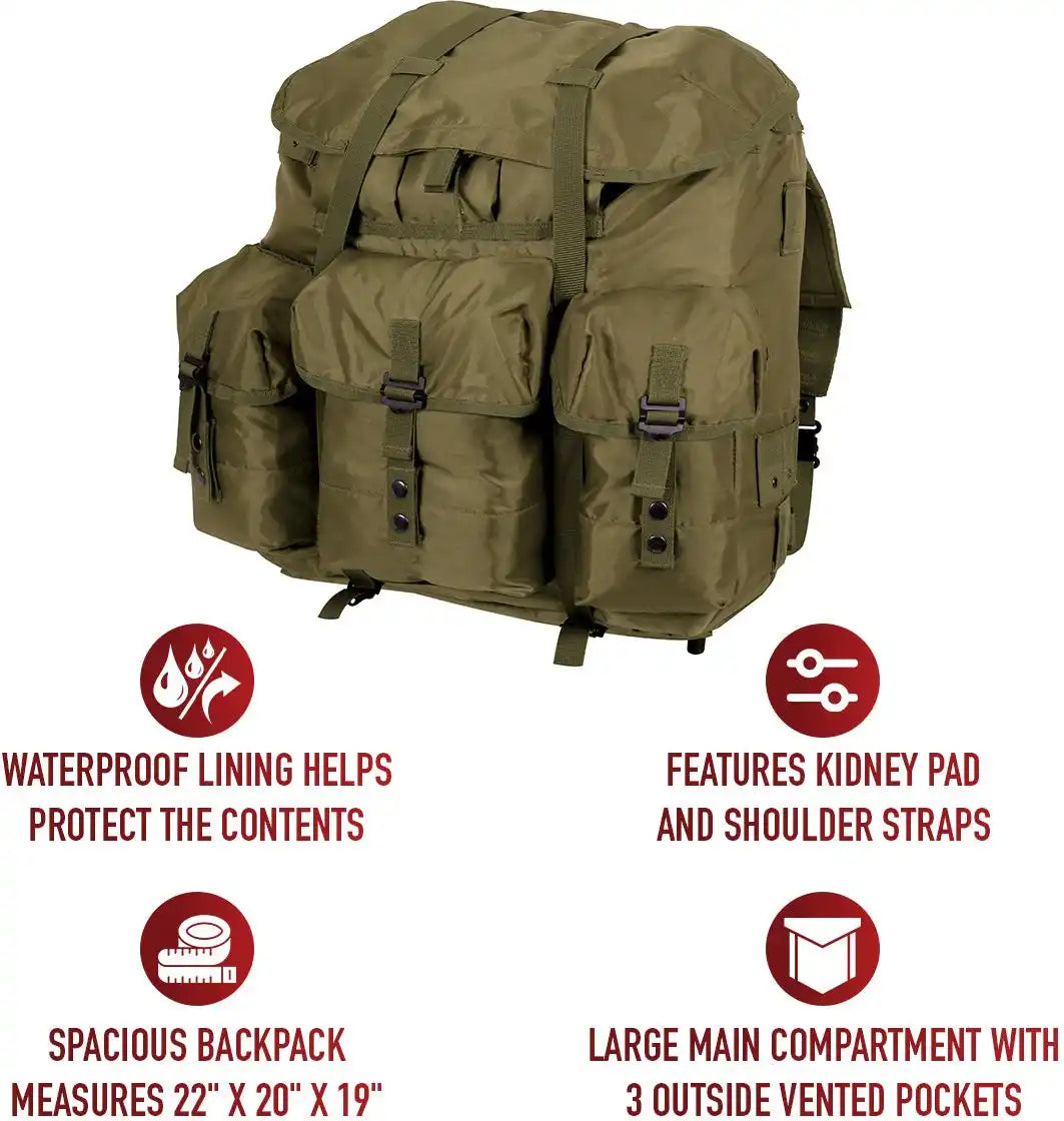 Rothco G.i. Type Large Alice Pack with Frame