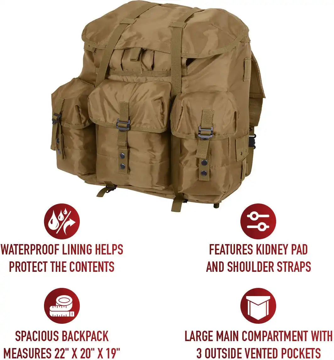Rothco G.i. Type Large Alice Pack with Frame