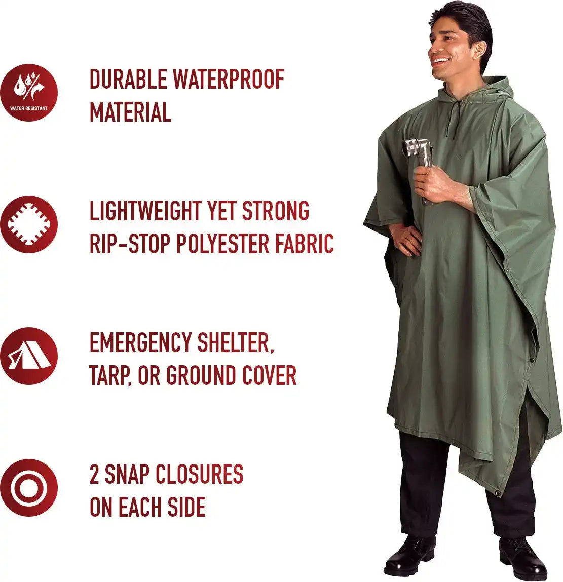 Rothco G.i. Type Rip Stop Poncho