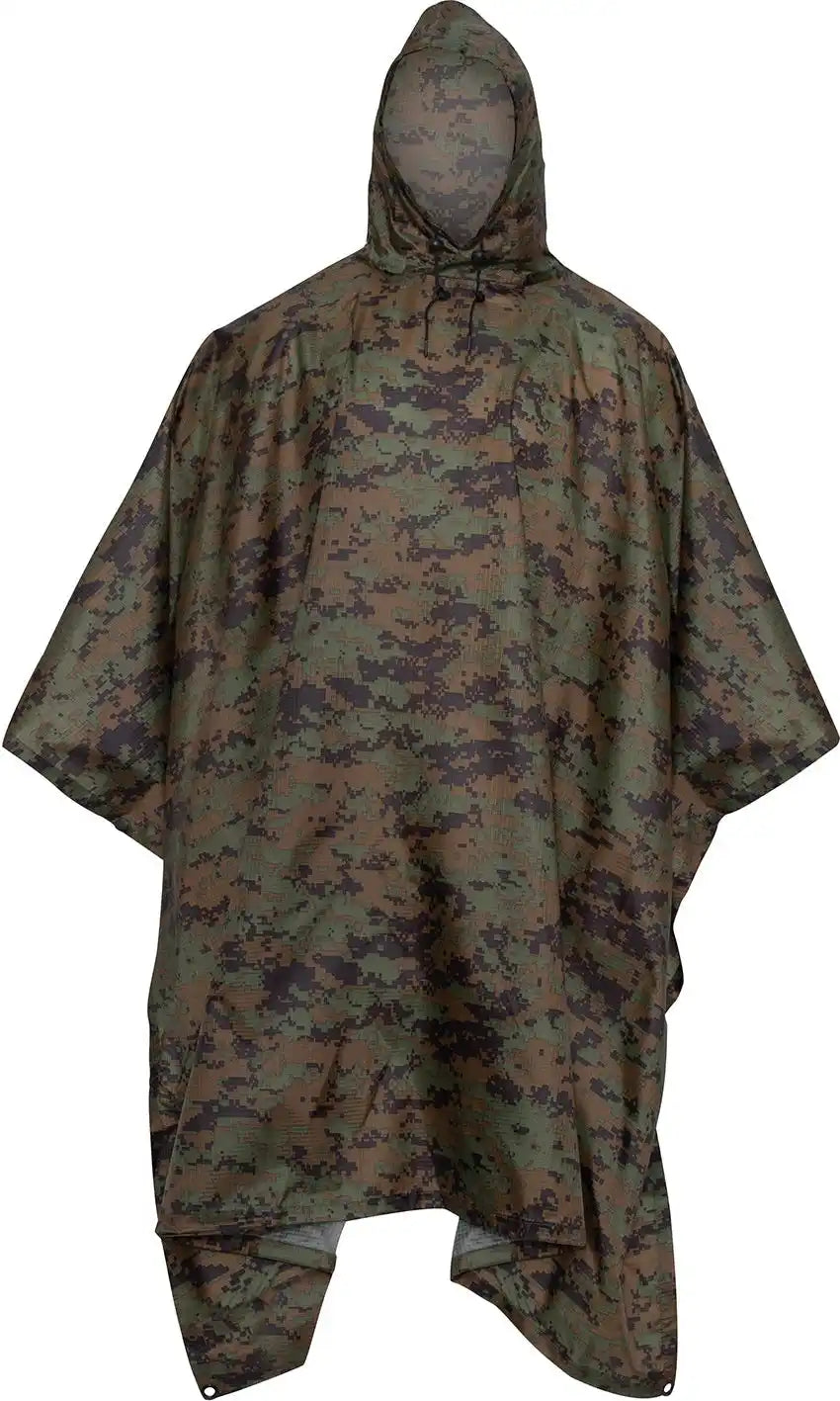 Rothco G.i. Type Rip Stop Poncho Woodland Digital Camo