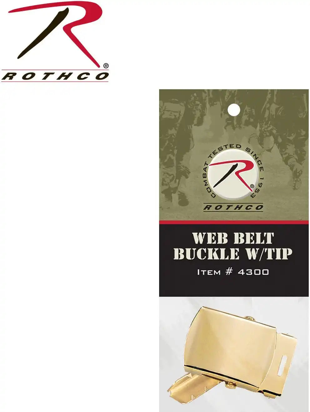 Rothco G.i. Type Web Belt Buckle and Tip Pack