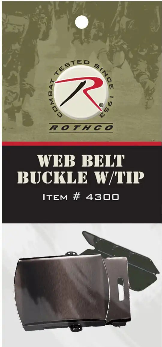 Rothco G.i. Type Web Belt Buckle and Tip Pack