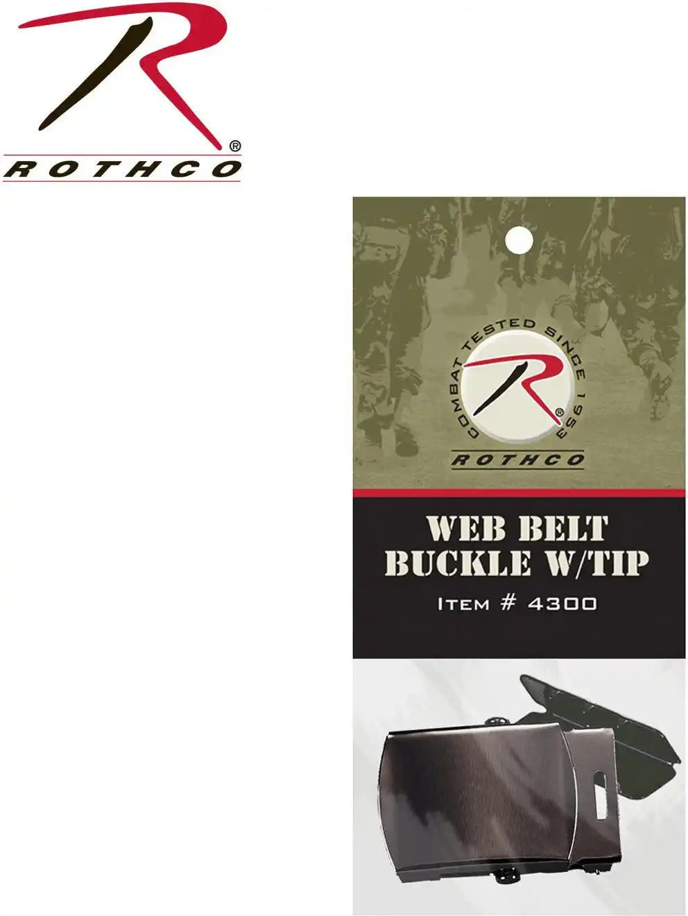 Rothco G.i. Type Web Belt Buckle and Tip Pack