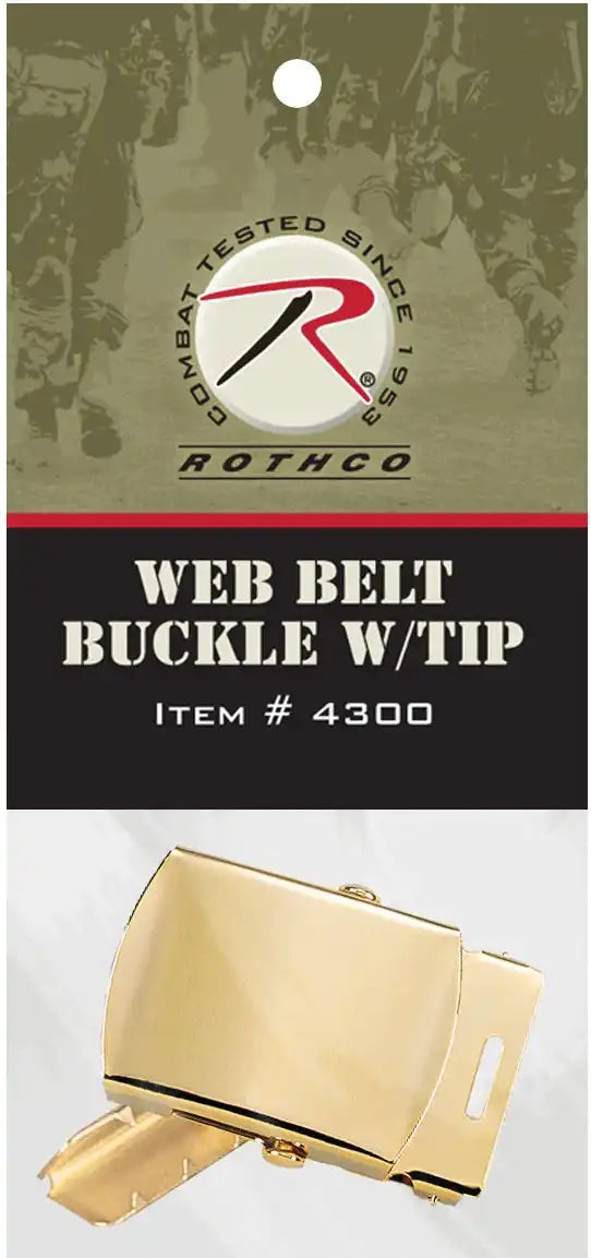 Rothco G.i. Type Web Belt Buckle and Tip Pack