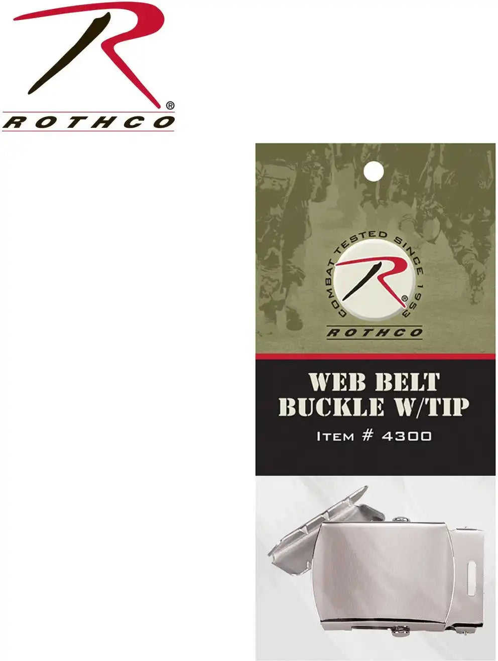 Rothco G.i. Type Web Belt Buckle and Tip Pack