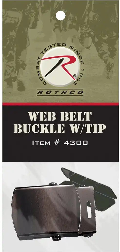 Rothco G.i. Type Web Belt Buckle and Tip Pack