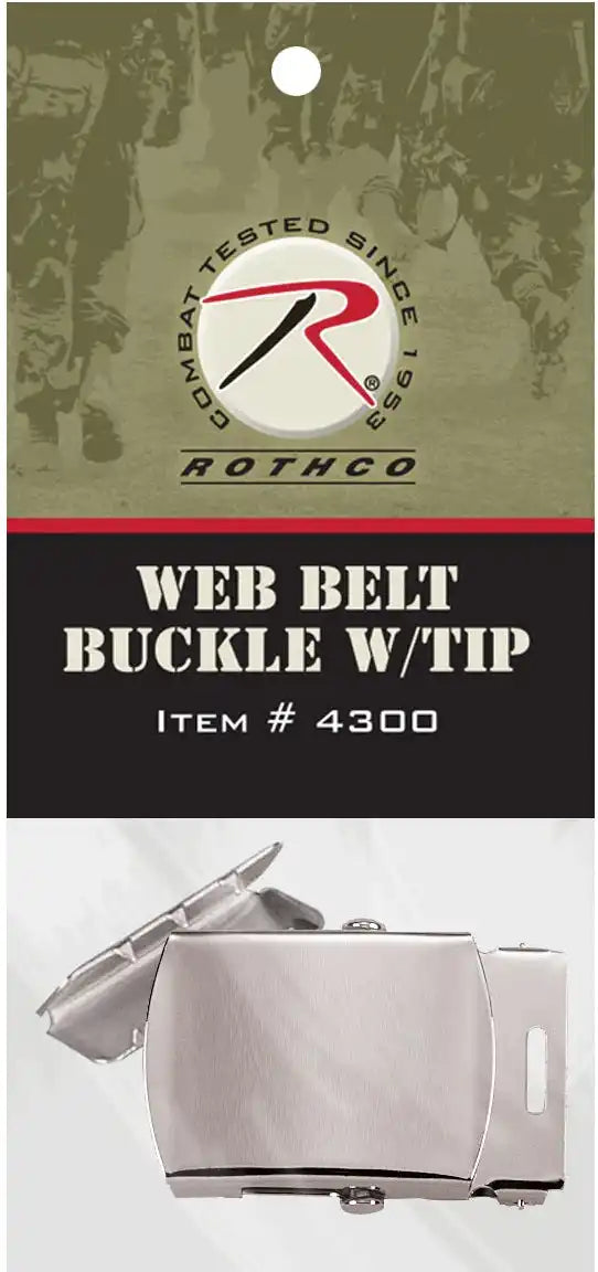 Rothco G.i. Type Web Belt Buckle and Tip Pack