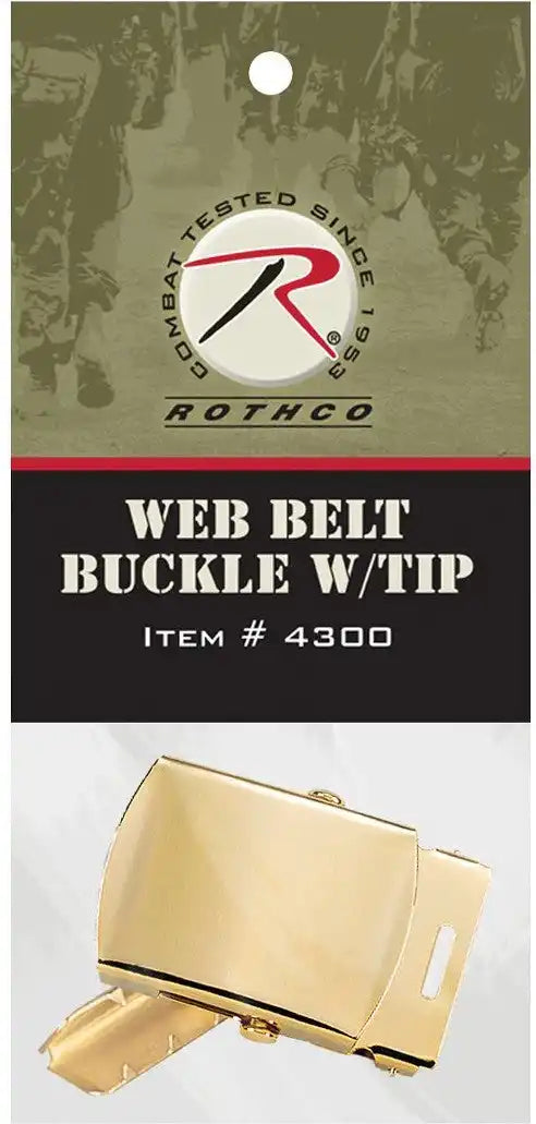 Rothco G.i. Type Web Belt Buckle and Tip Pack