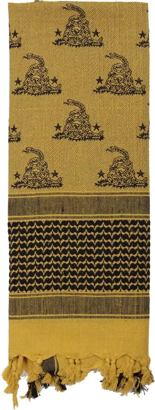 Rothco Gadsden Snake Shemagh Tactical Desert Scarf - Sand / one Size