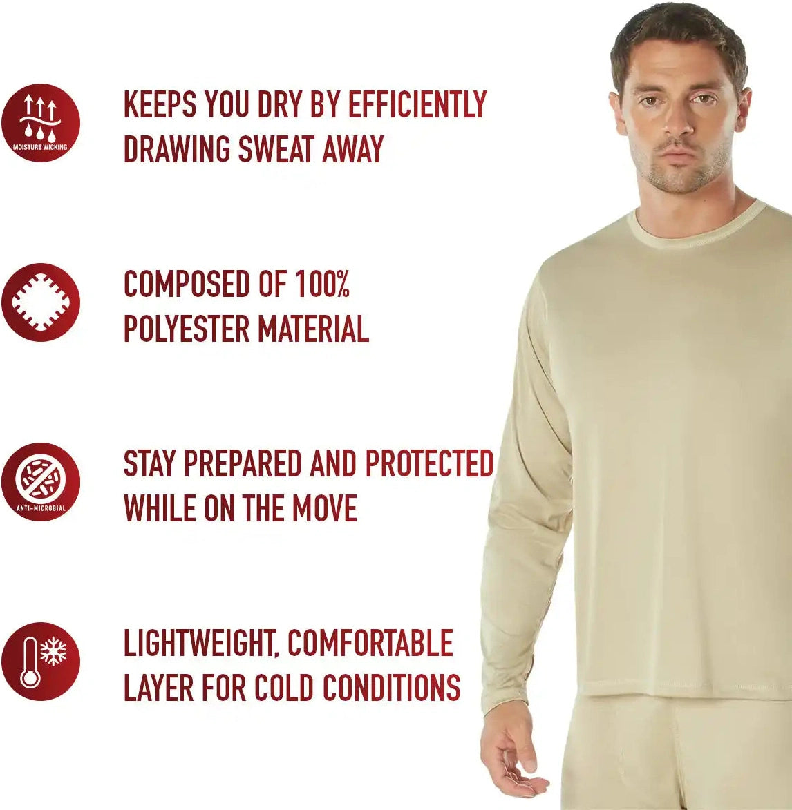 Rothco Gen Iii Silk Weight Underwear Top