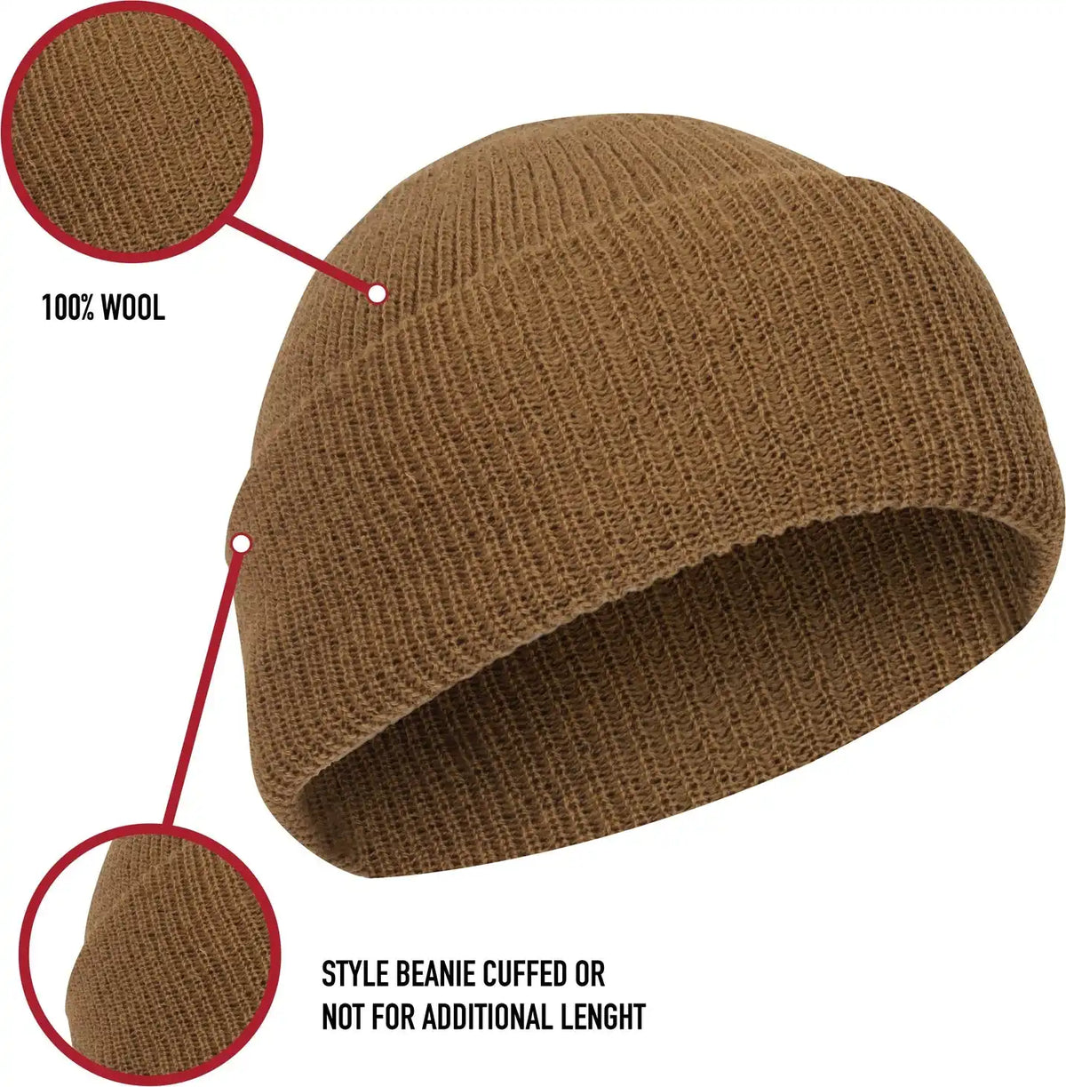 Rothco Genuine Wool Watch Cap