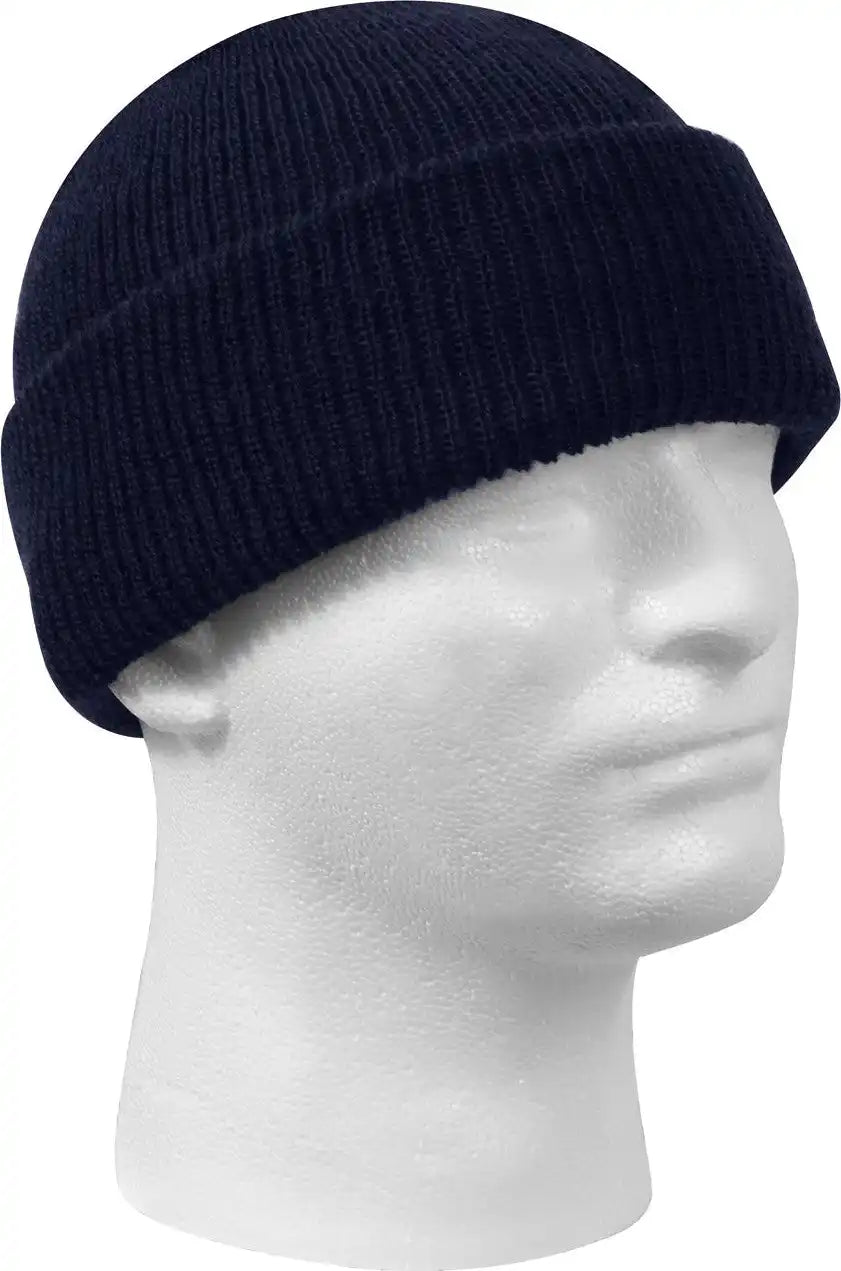 Rothco Genuine Wool Watch Cap Navy Blue