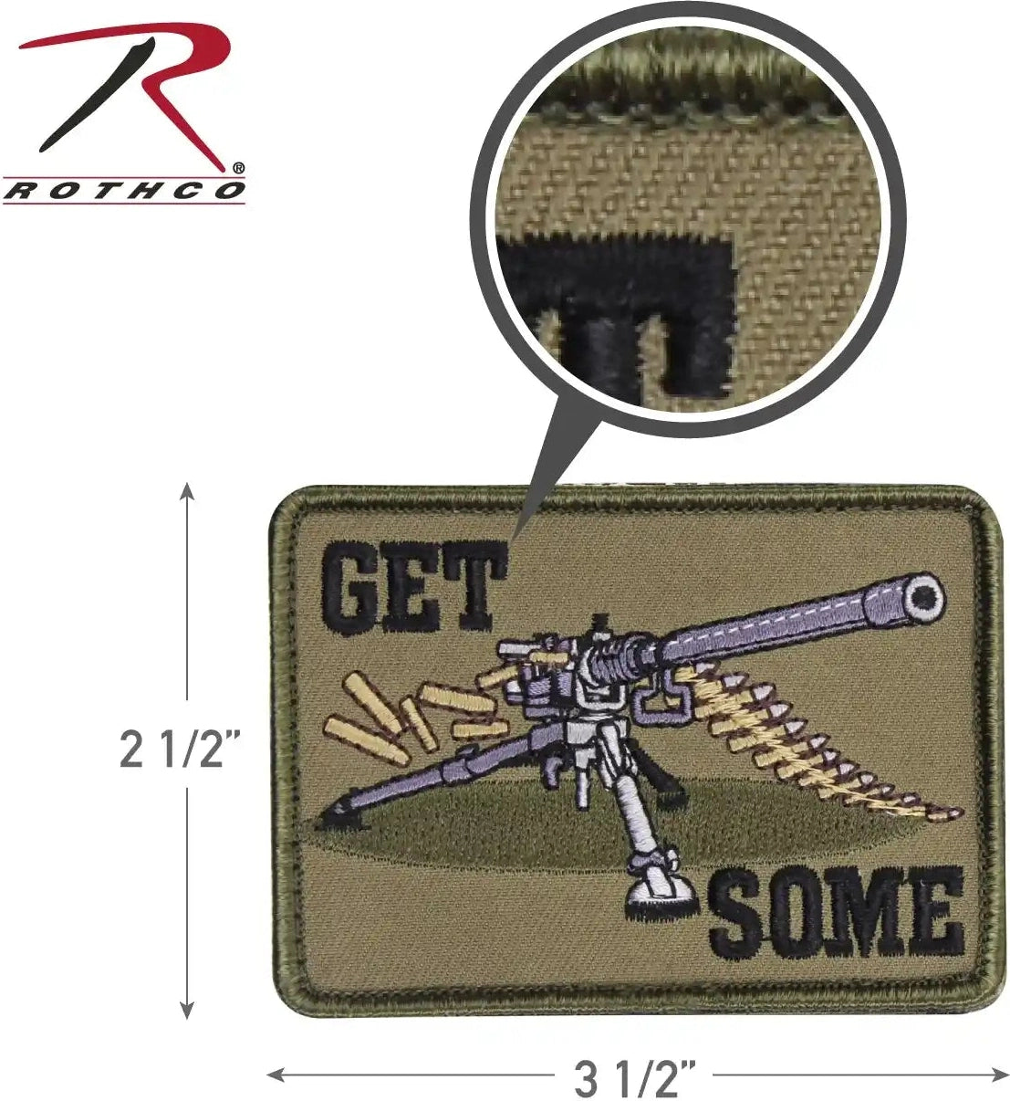 Rothco Get Some Morale Patch Bulk Packaging