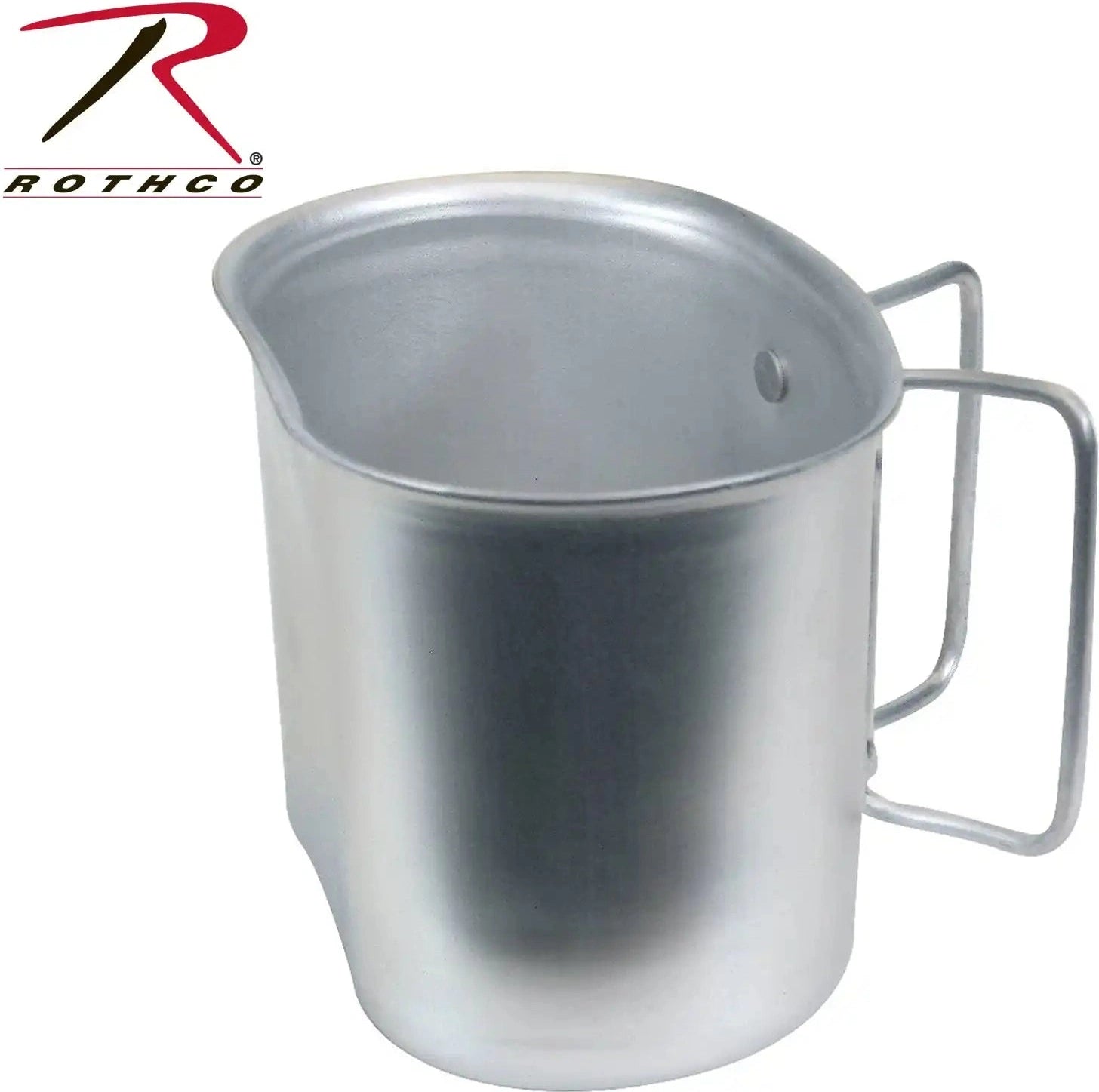 Rothco Gi Style Aluminum Canteen Cup Silver