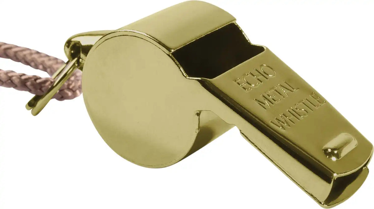 Rothco Gi Style Police Whistle - Brass