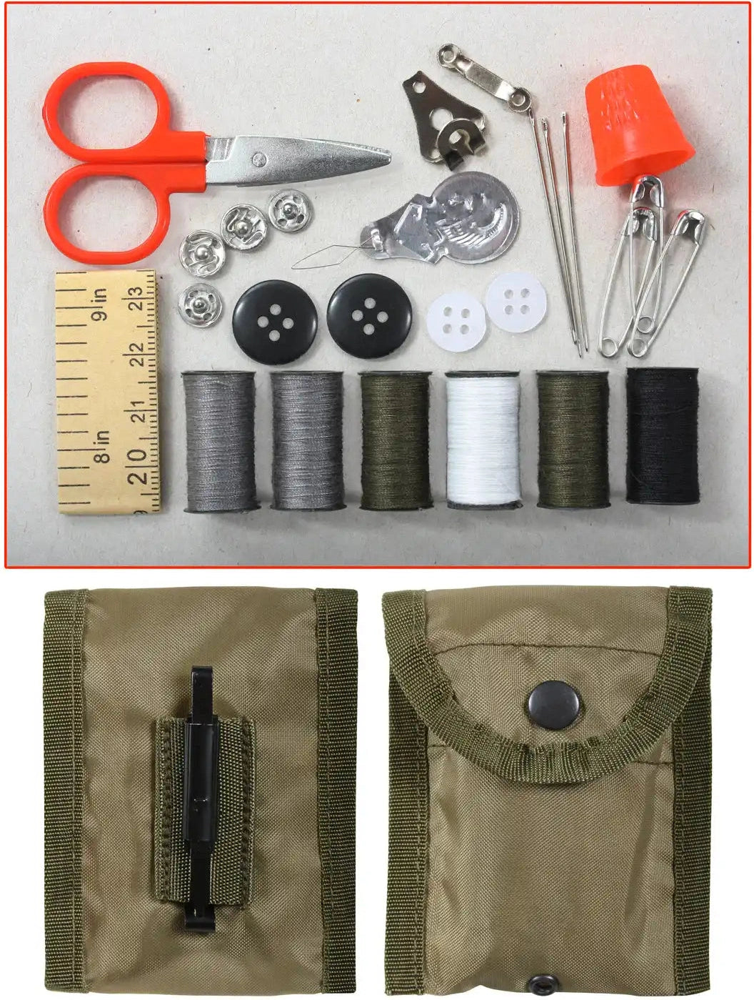 Rothco Gi Style Sewing Kit Olive Drab