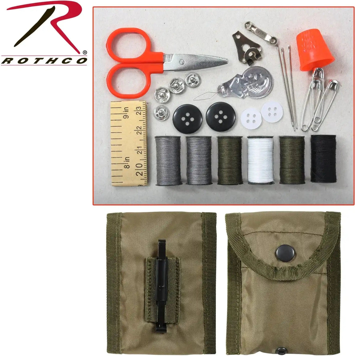 Rothco Gi Style Sewing Kit Olive Drab