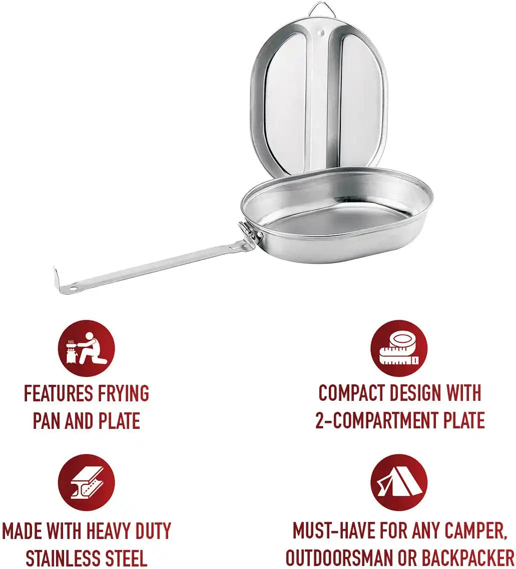 Rothco Gi Type Stainless Steel Mess Kit