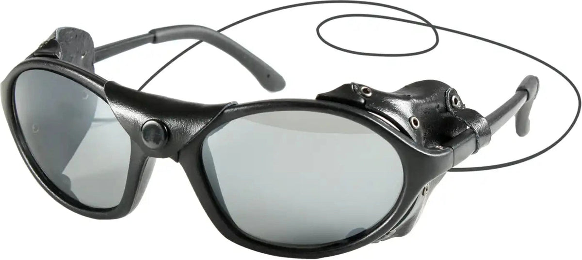 Rothco Glacier Sunglasses with Wind Guard Black