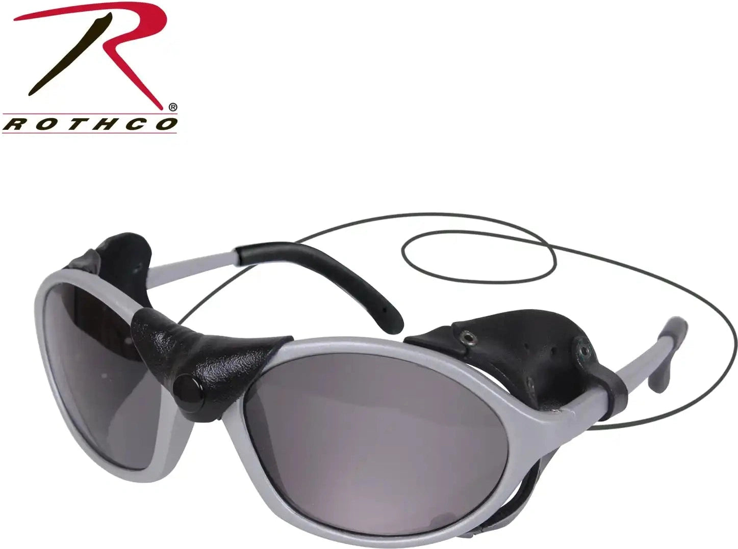 Rothco Glacier Sunglasses with Wind Guard Black