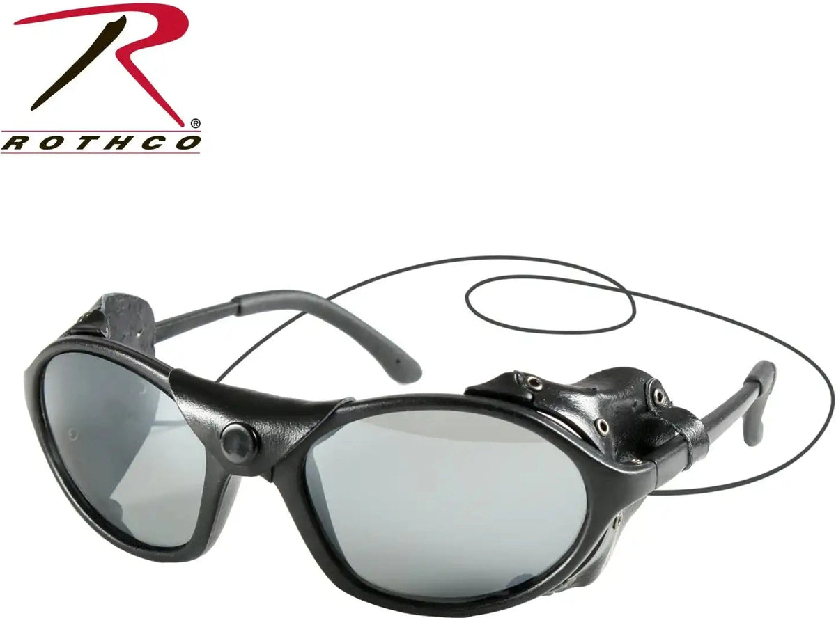 Rothco Glacier Sunglasses with Wind Guard Black