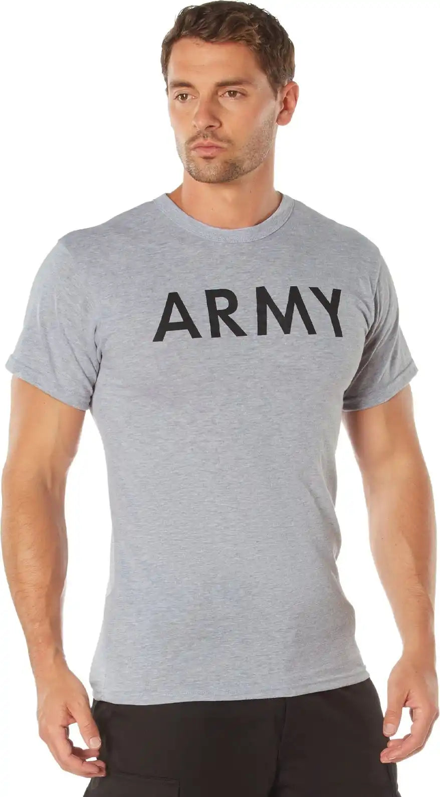 Rothco Grey Army Physical Training t Shirt