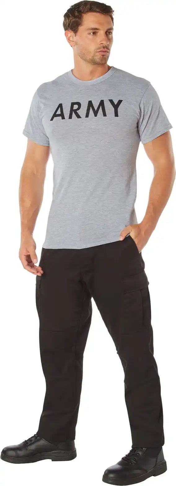 Rothco Grey Army Physical Training t Shirt