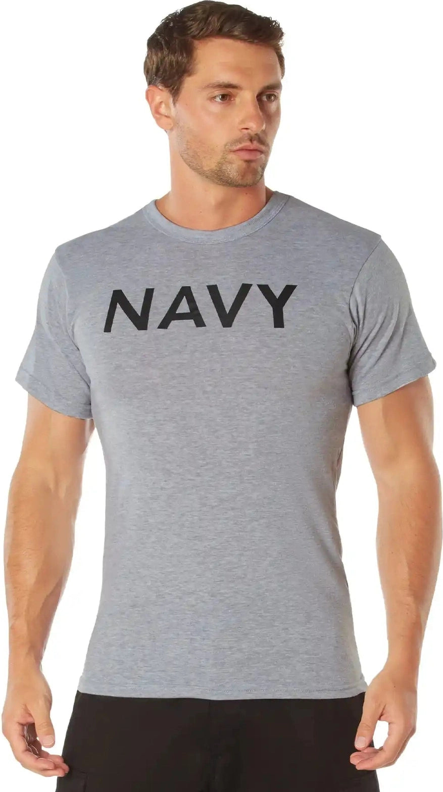 Rothco Grey Physical Training t Shirt Navy / s