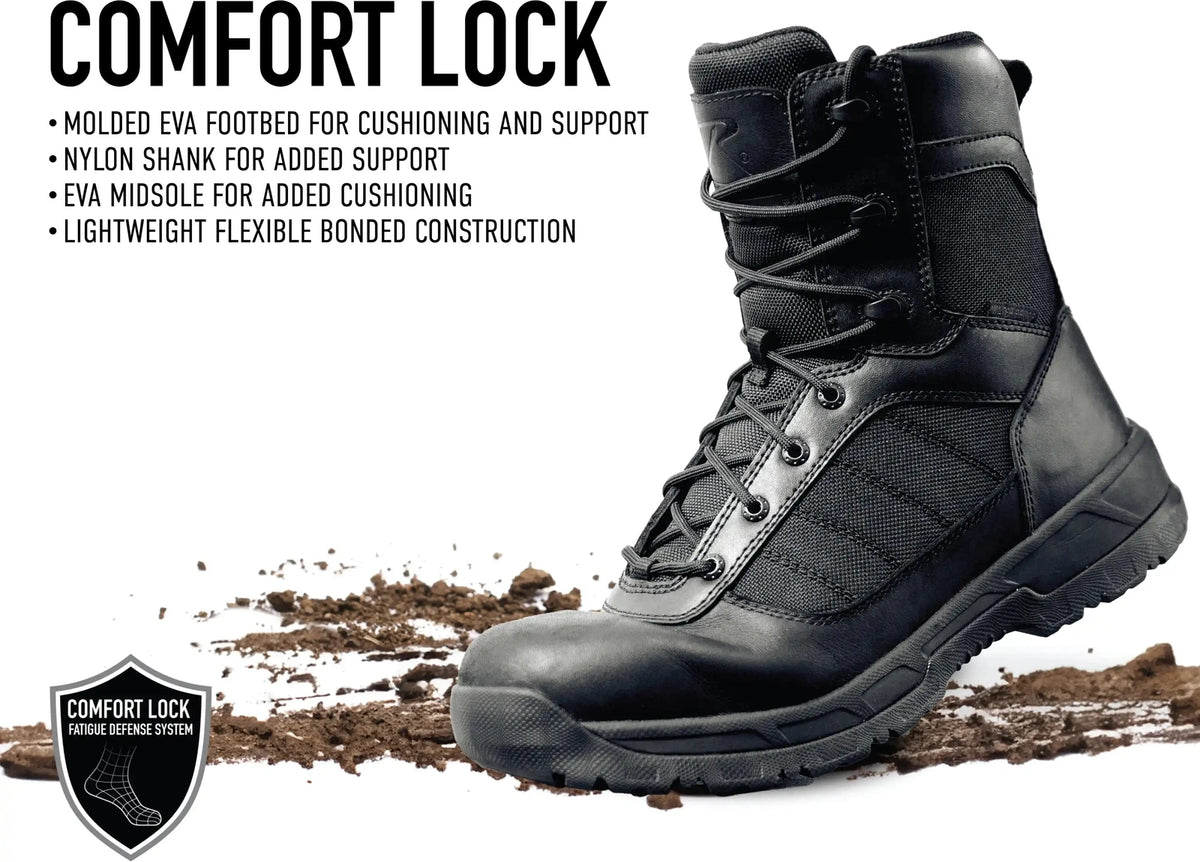 Rothco Guardian 8 Inch Tactical Boot Black / 7.5