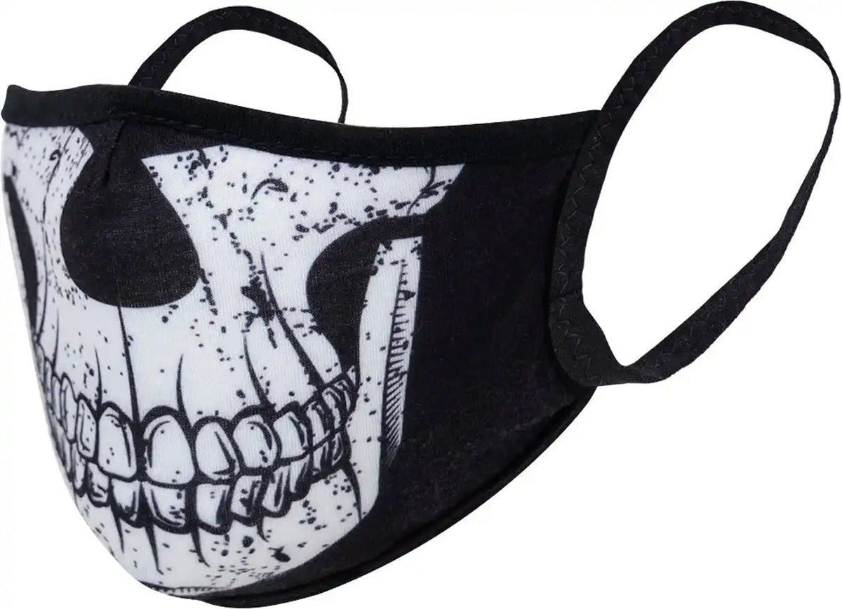 Rothco Half Skull Reusable 3 Layer Polyester Face Mask
