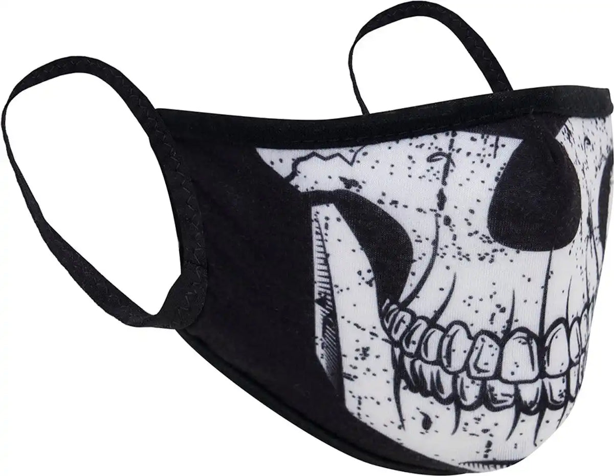 Rothco Half Skull Reusable 3 Layer Polyester Face Mask