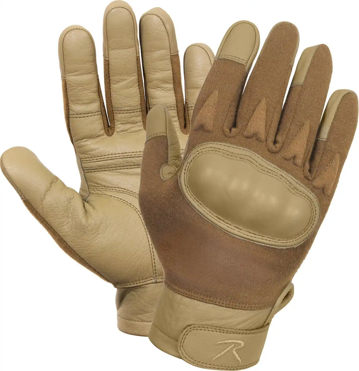 Rothco Hard Knuckle Cut and Fire Resistant Gloves Coyote Brown / s