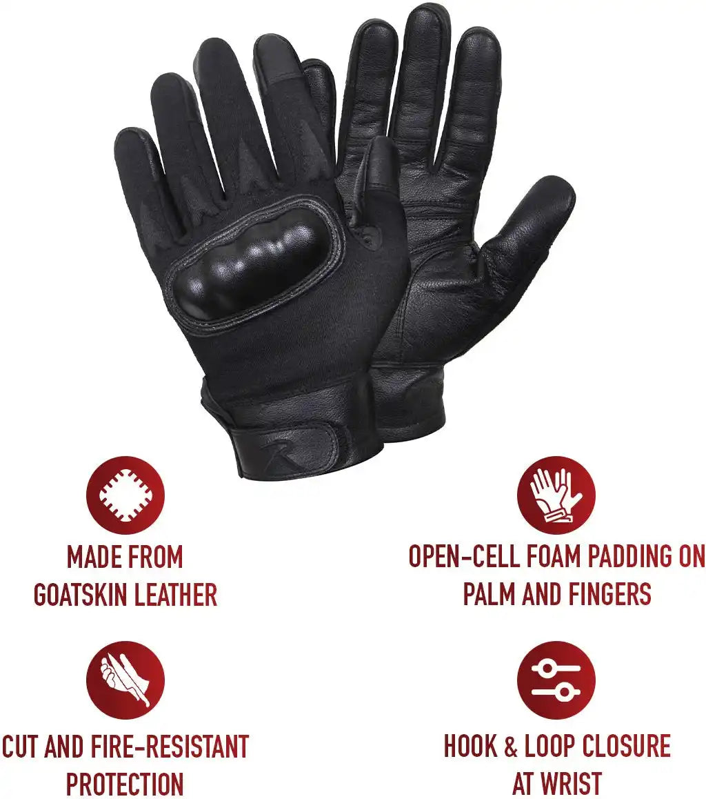 Rothco Hard Knuckle Cut and Fire Resistant Gloves