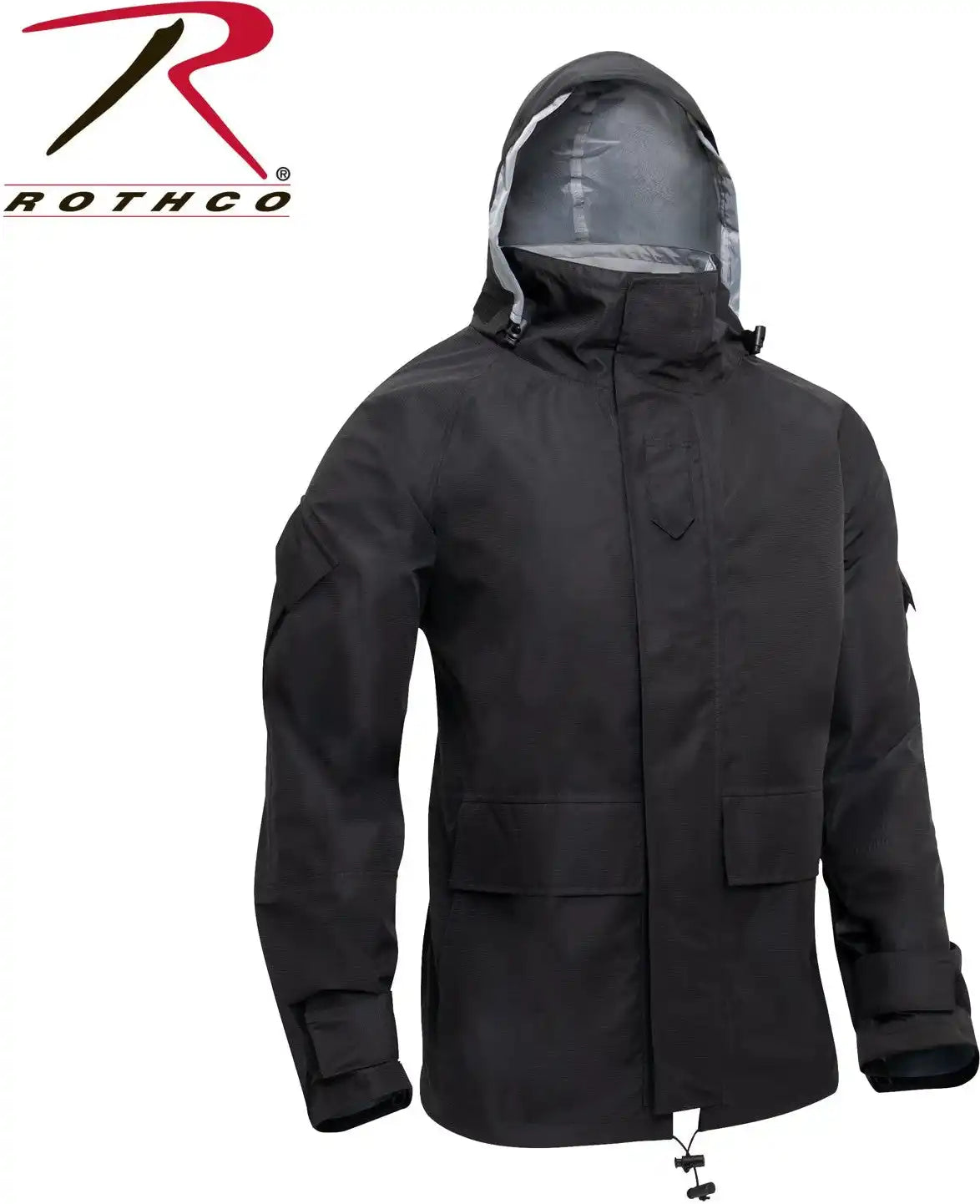 Rothco Hard Shell Waterproof Jacket Black