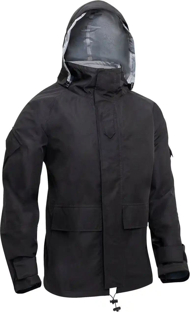 Rothco Hard Shell Waterproof Jacket Black