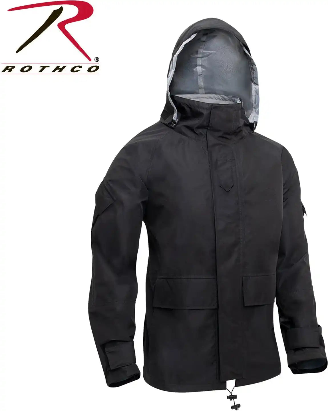 Rothco Hard Shell Waterproof Jacket Black