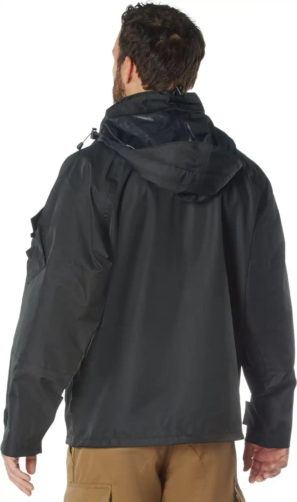 Rothco Hard Shell Waterproof Jacket Black