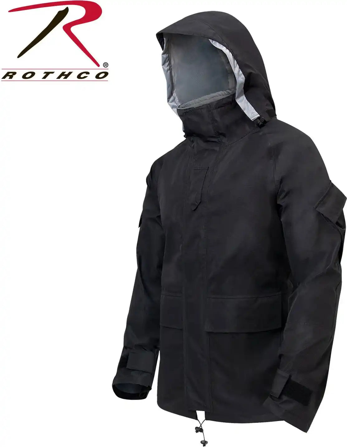 Rothco Hard Shell Waterproof Jacket Black