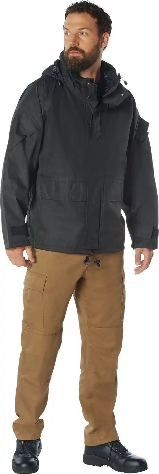 Rothco Hard Shell Waterproof Jacket Black