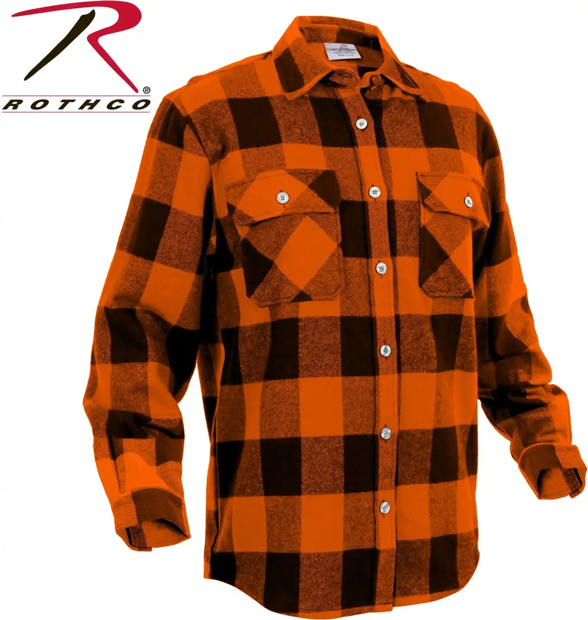 Rothco Heavy Weight Solid Flannel Shirt