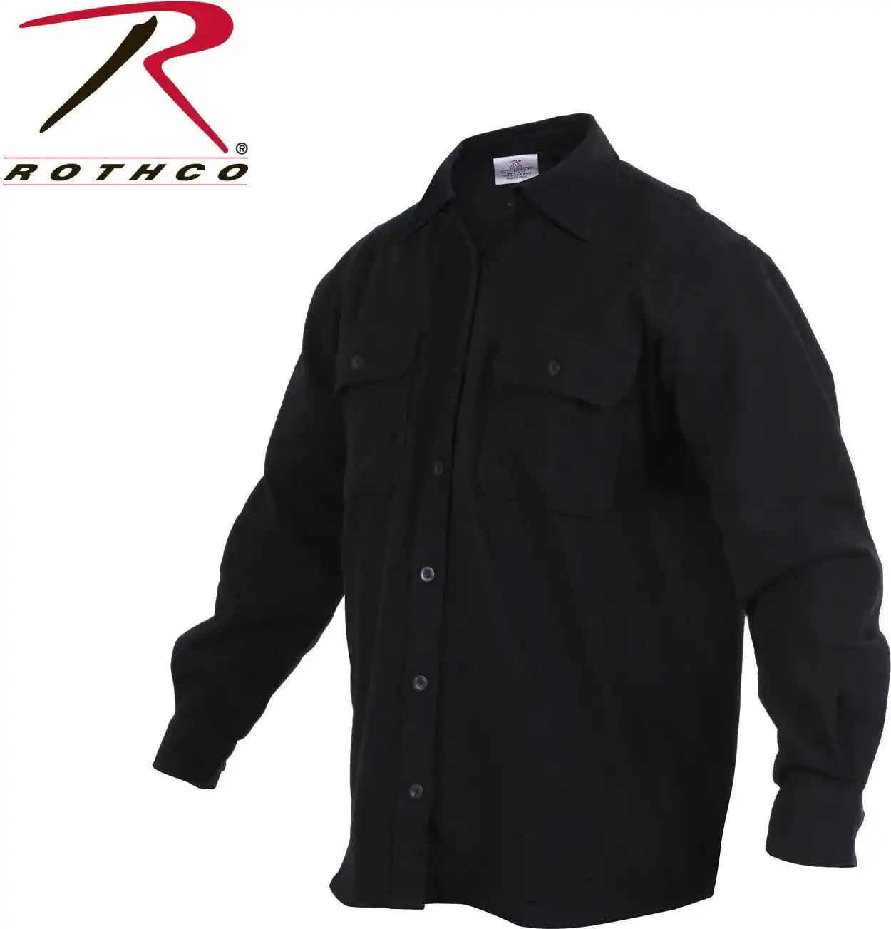 Rothco Heavy Weight Solid Flannel Shirt
