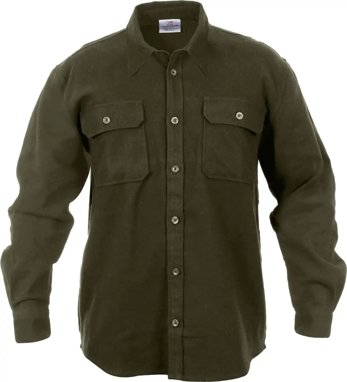 Rothco Heavy Weight Solid Flannel Shirt