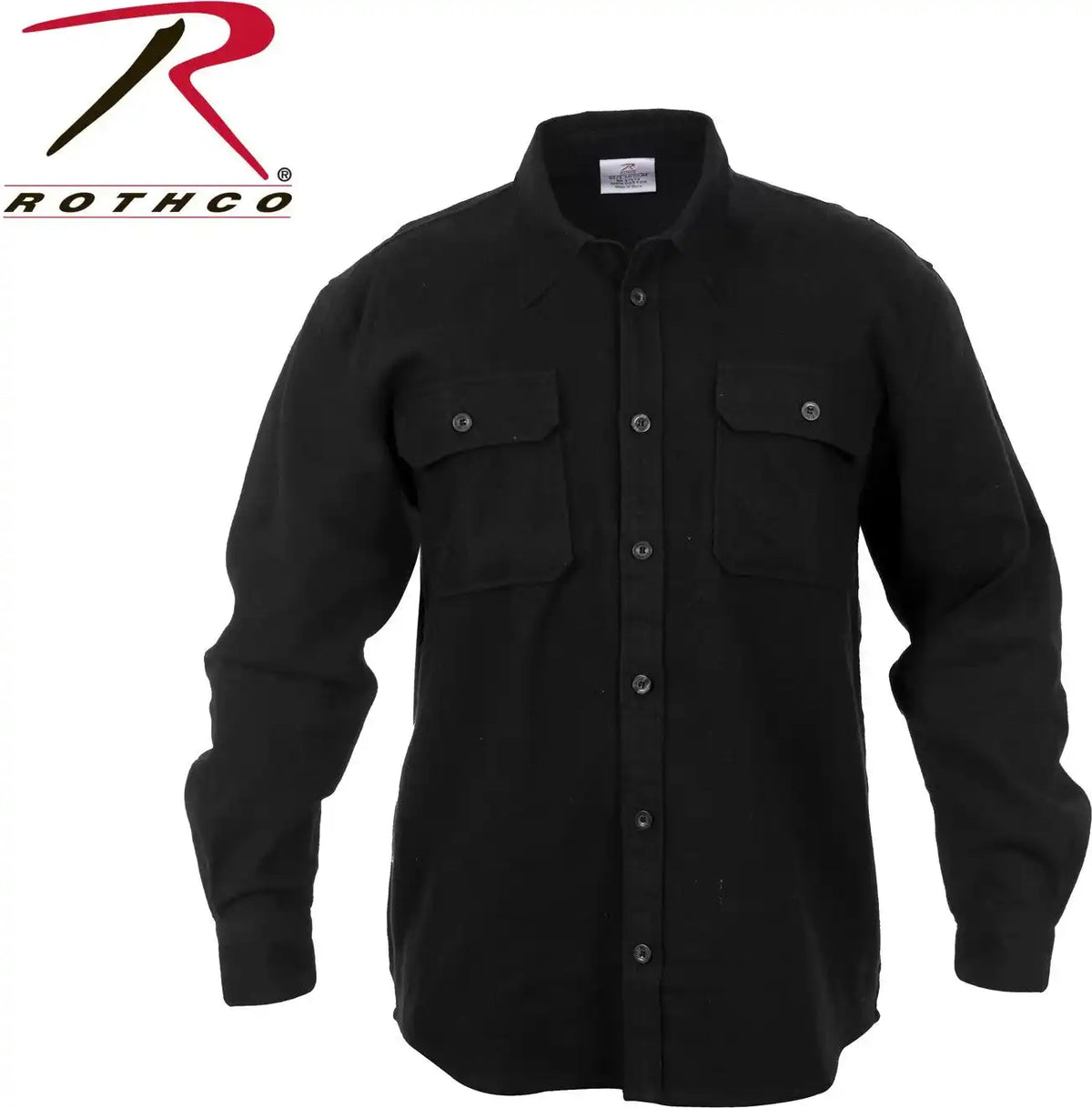 Rothco Heavy Weight Solid Flannel Shirt