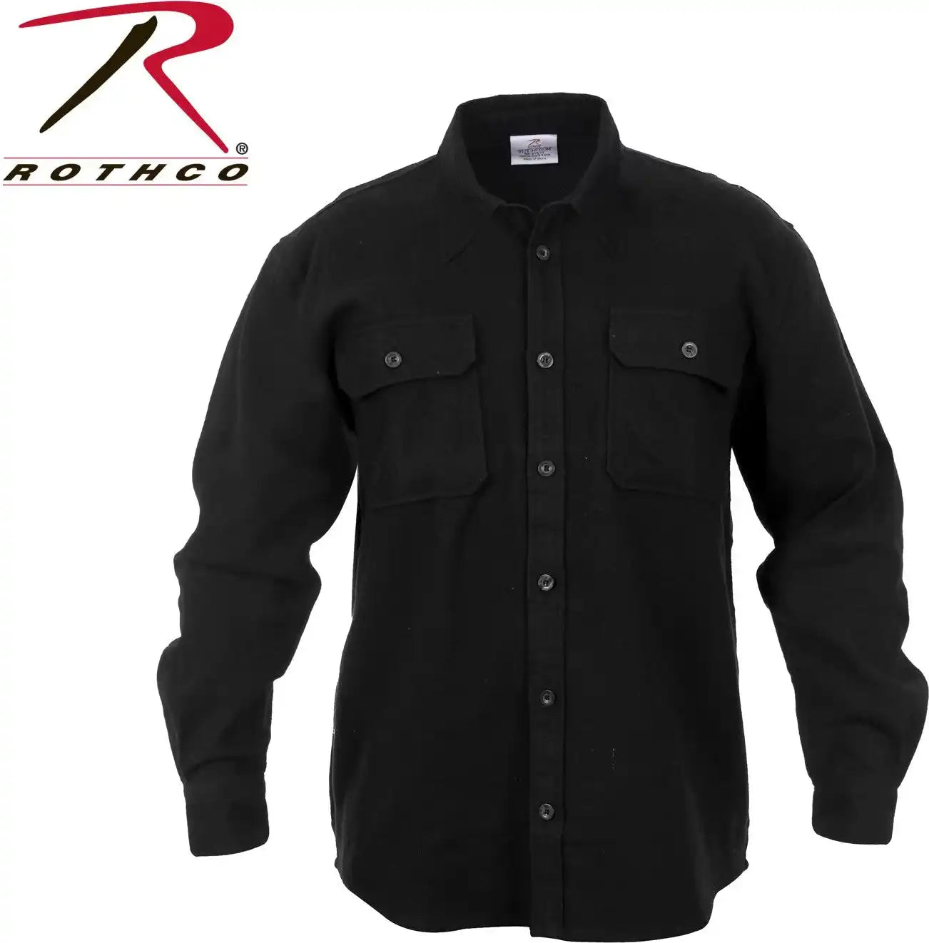 Rothco Heavy Weight Solid Flannel Shirt