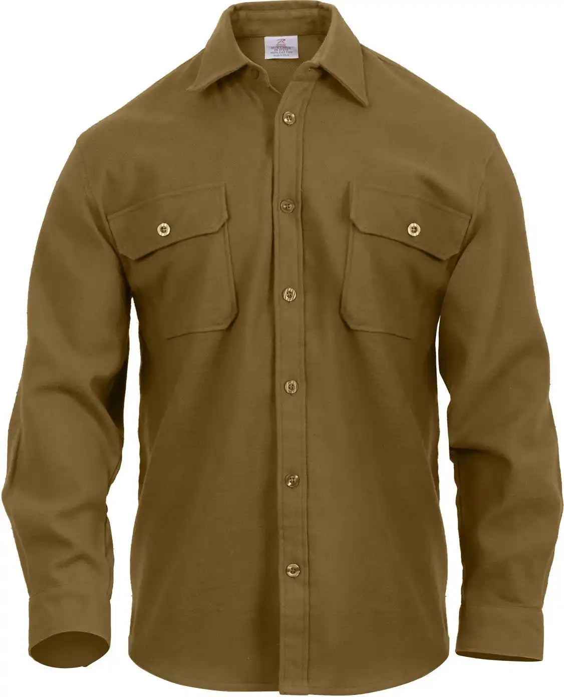 Rothco Heavy Weight Solid Flannel Shirt