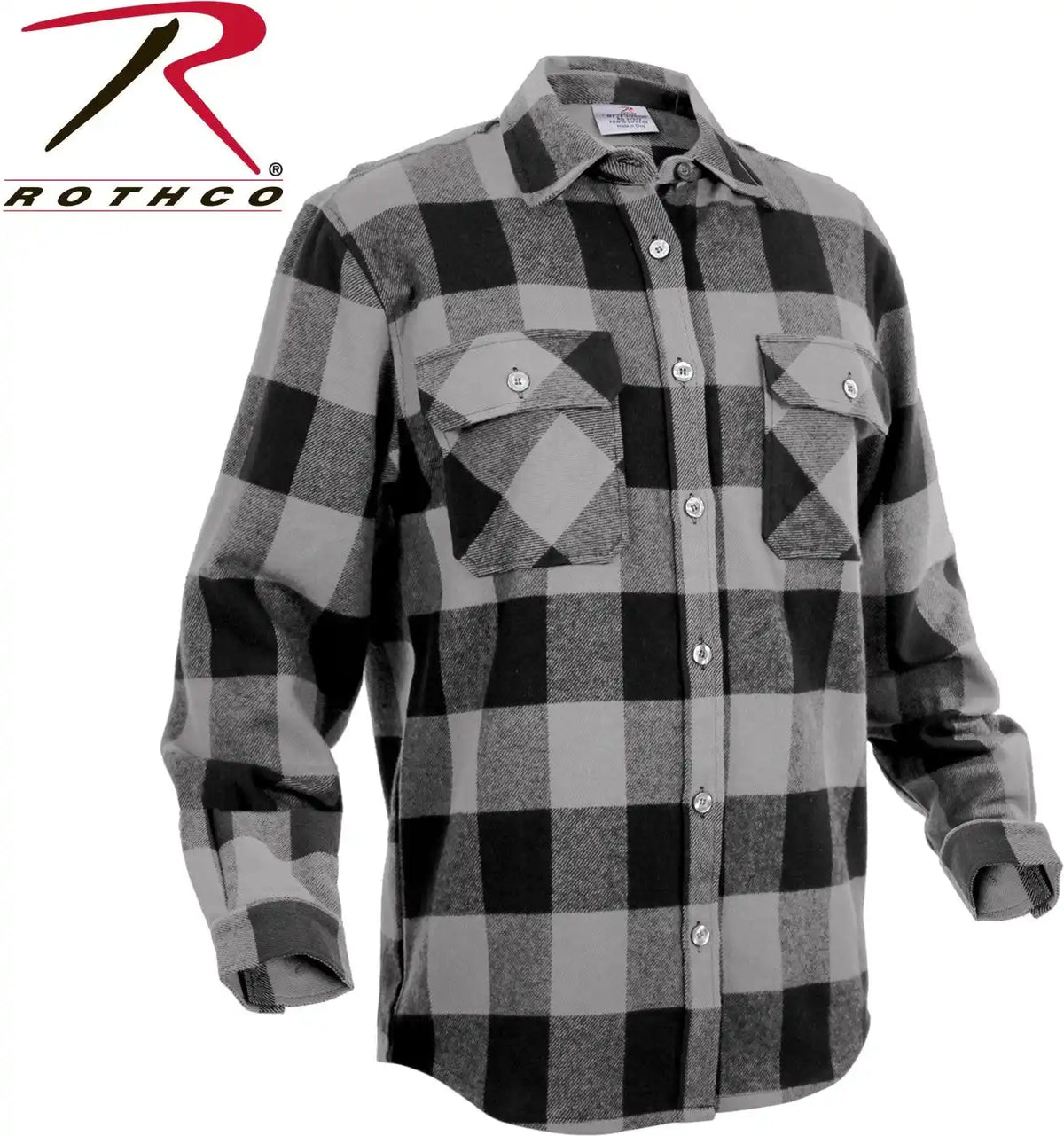 Rothco Heavy Weight Solid Flannel Shirt