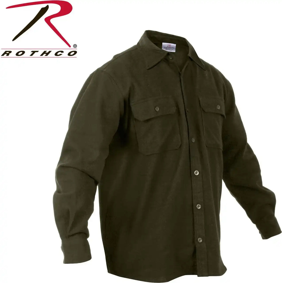 Rothco Heavy Weight Solid Flannel Shirt