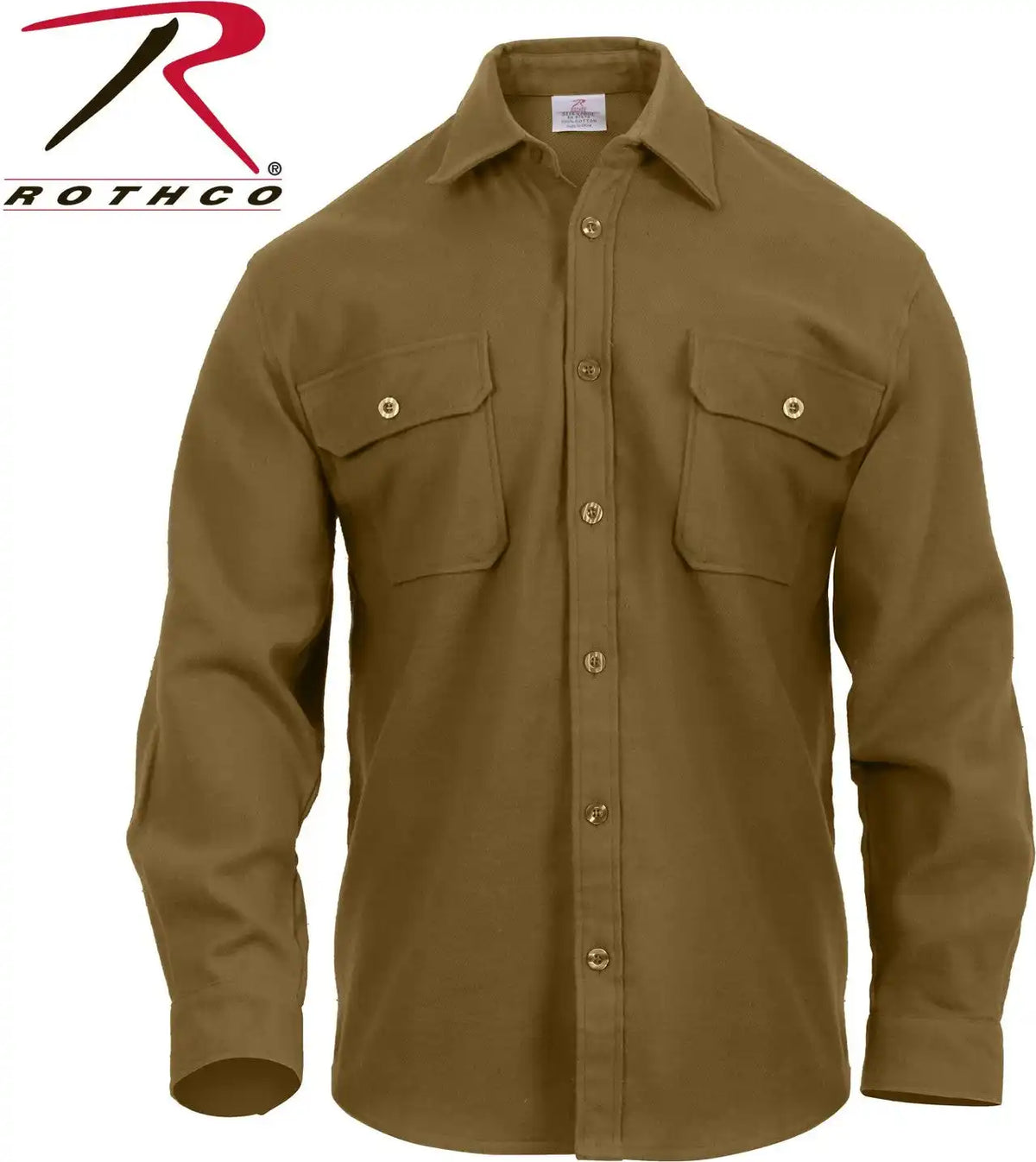 Rothco Heavy Weight Solid Flannel Shirt