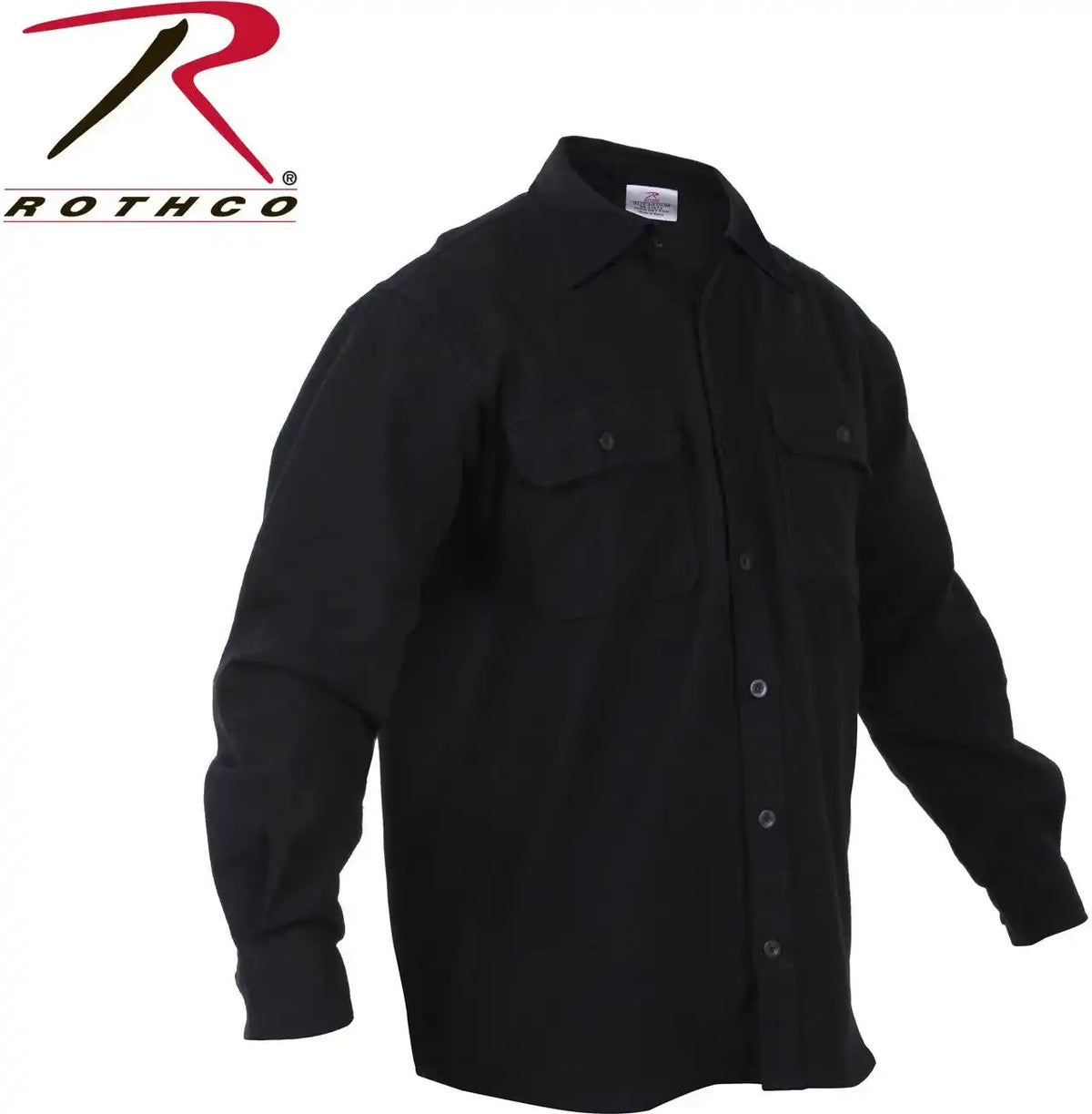 Rothco Heavy Weight Solid Flannel Shirt